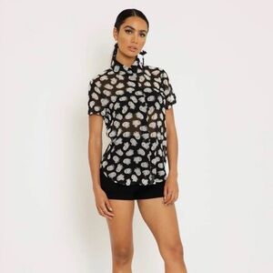 Blackmilk Ghosties Cute as a Button Shirt